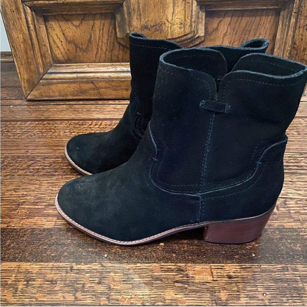 Dolce Vita Black Suede Ankle Boots 37.5